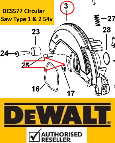 Genuine dewalt guard upper - genuine,